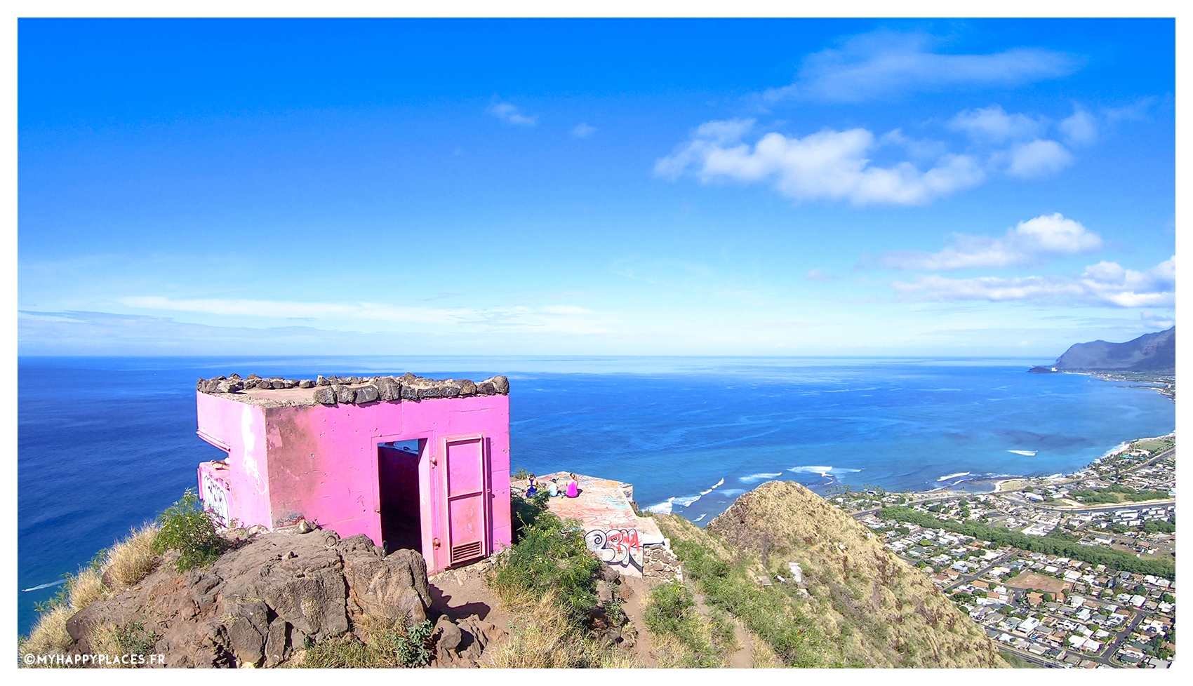 My Happy Places Pink Pillbox Hike Hawaii