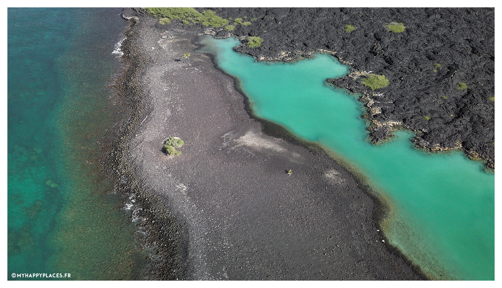 My Happy Places Hawaii Drone Kiholo Bay
