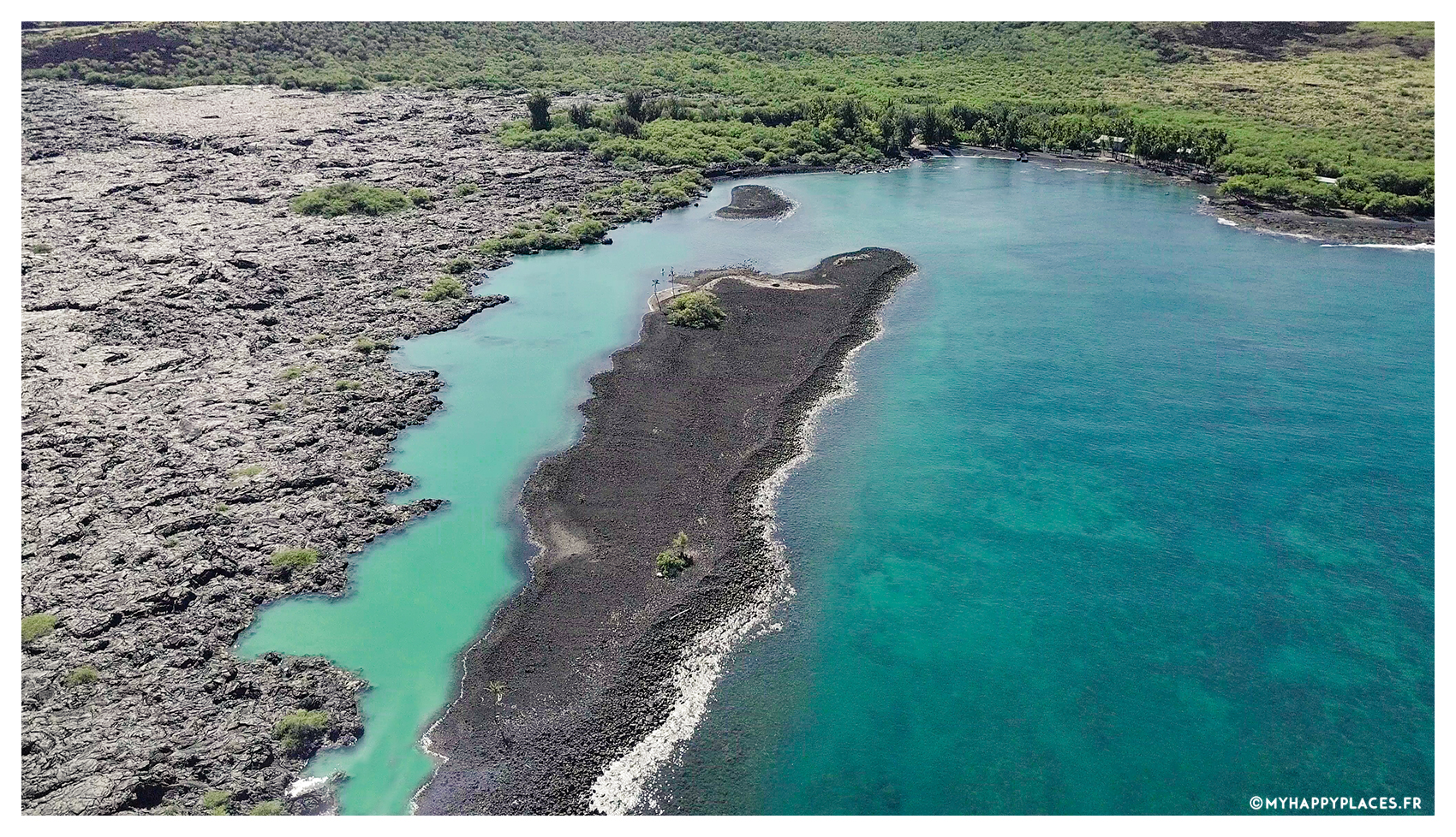My Happy Places Hawaii Drone Kiholo Bay