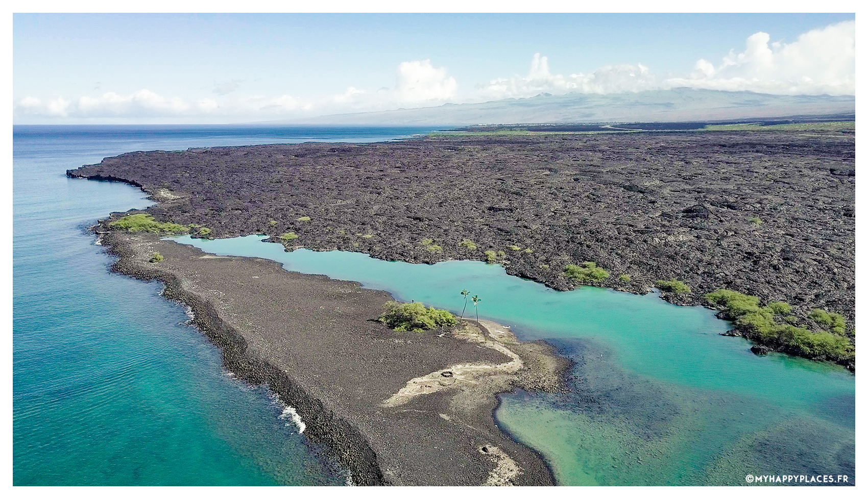 My Happy Places Hawaii Drone Kiholo Bay