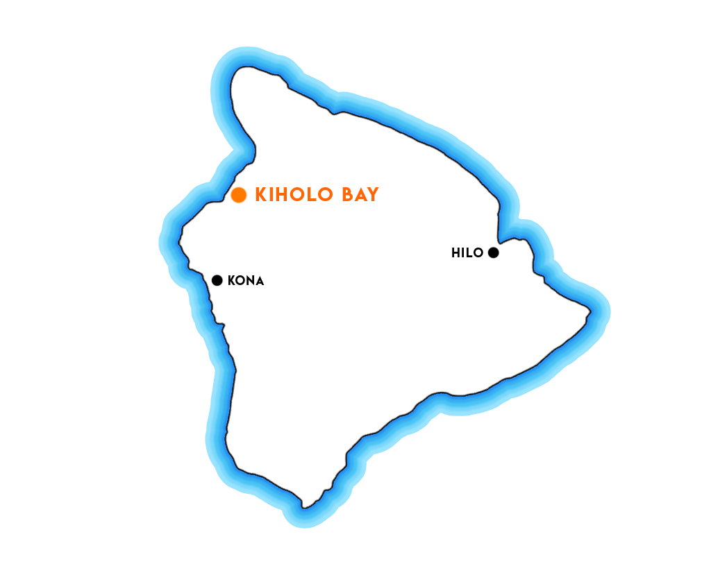 Kiholo Bay Map Hawaii & Co